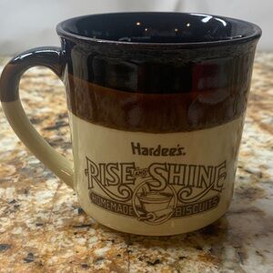 Hardee’s 1989 Vintage Rise and Shine Ceramic Mug